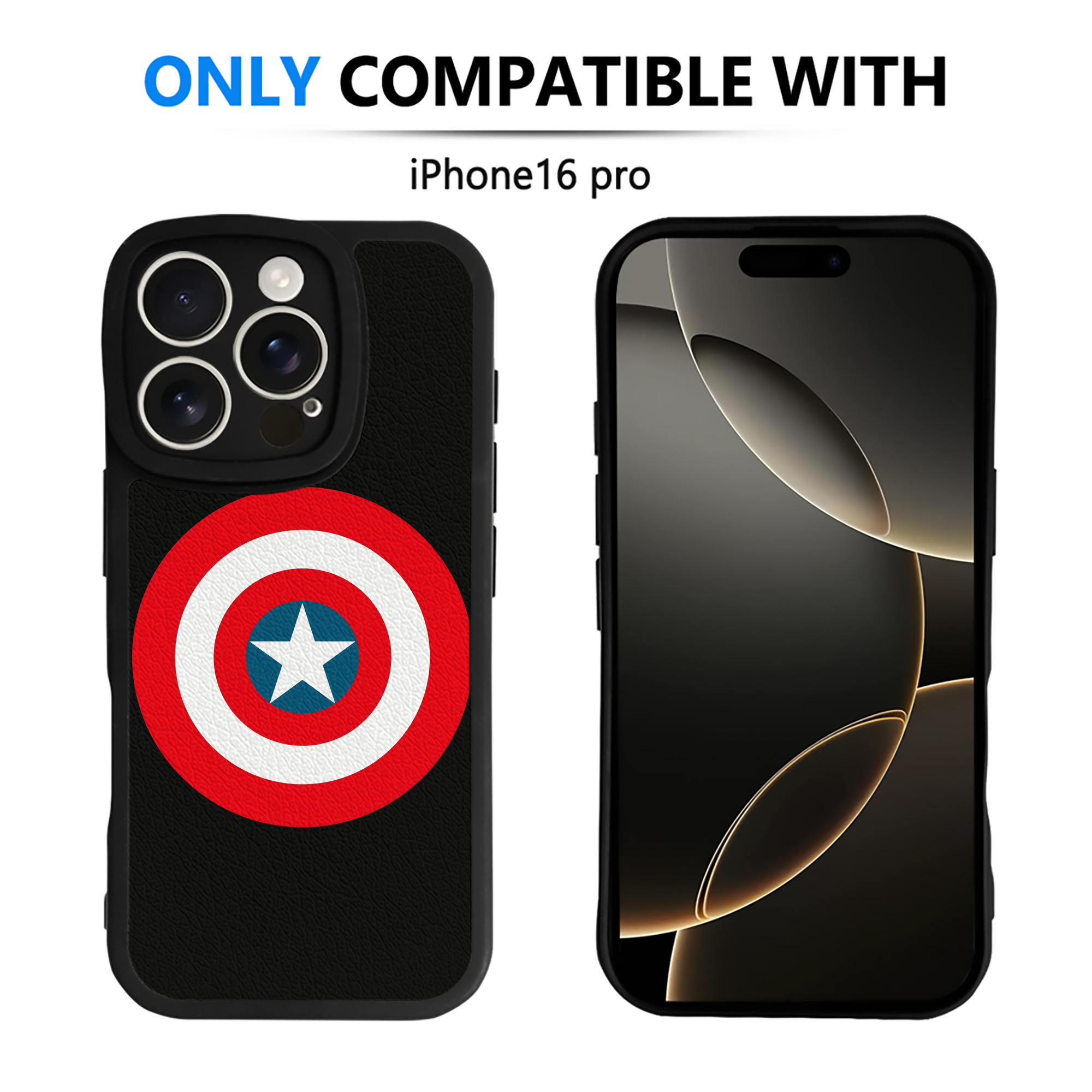 （画像用） アベンジャーズ The Avengers 【iPhone 16シリーズ対応】シリコンスマホケース（レザー調） 材質：シリコン